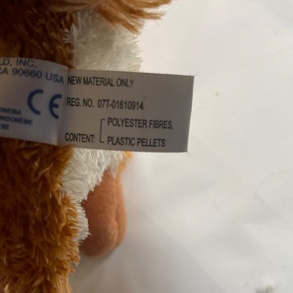 Aurora Plush Squirrel Stuffed Animal Toy 7" Brown & White Polyester Fibers - Picture 5 of 8